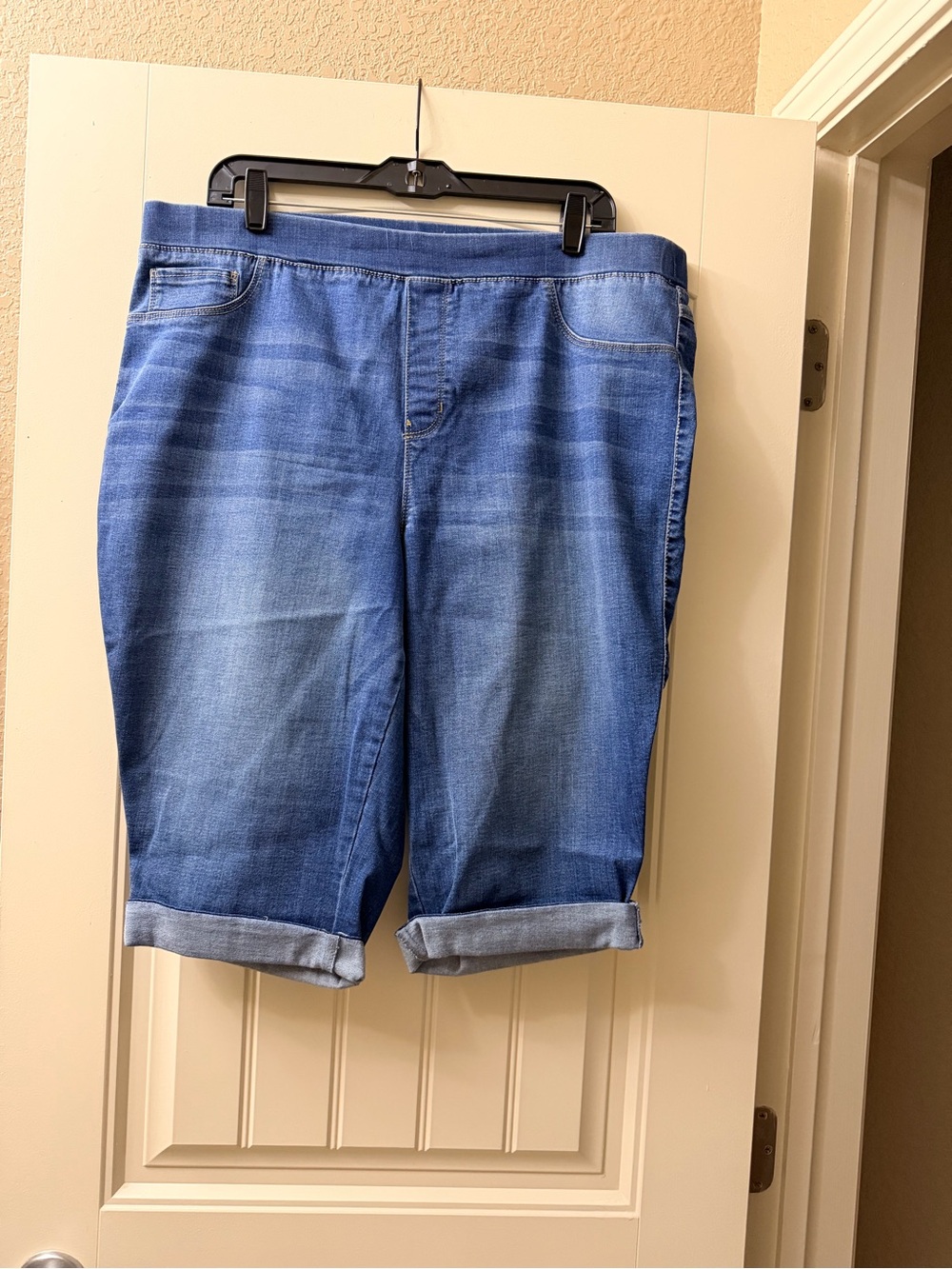 Denim Bermuda Shorts - Blue